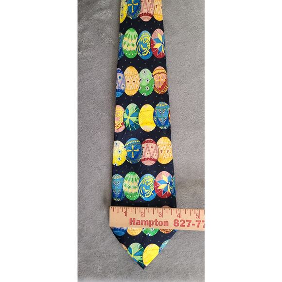 Keith Daniels Paris Italy New York 100% Silk Handmade Neck Tie - Picture 3 of 3